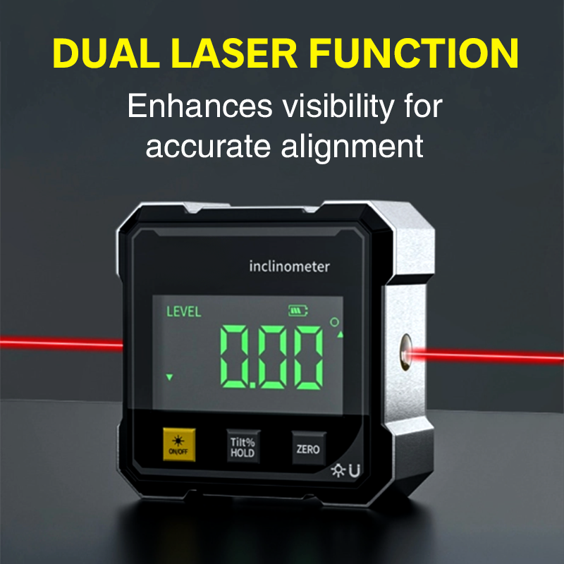 🏆Tijdelijk 50% korting🔧Pousbo® Mini LCD digitale inclinometer hoekmeter✨