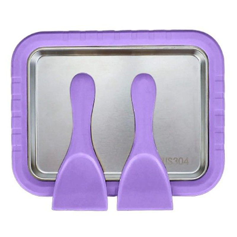 Padella per produttore di rulli per gelato fai -da -te
