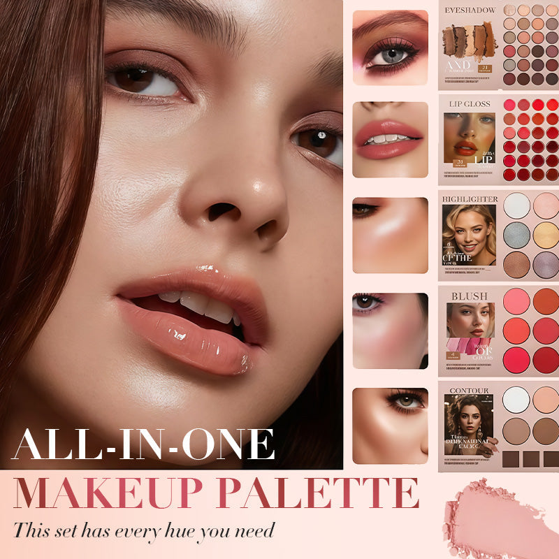 Tavolozza di trucco in stile libro a 5 strati con 67 prove