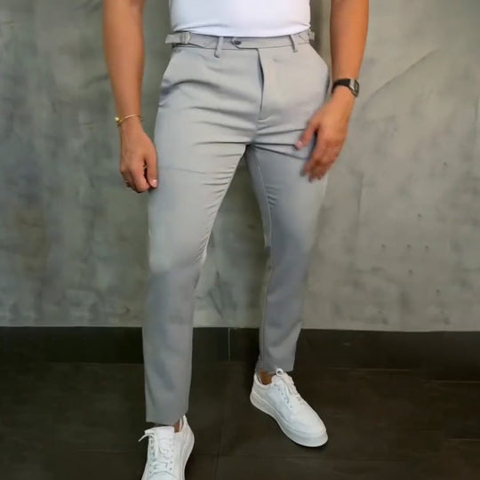 Pantaloni da uomo slim casual