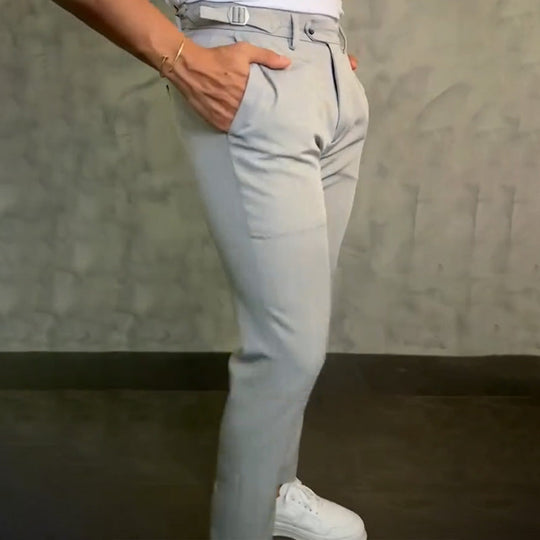 Pantaloni da uomo slim casual