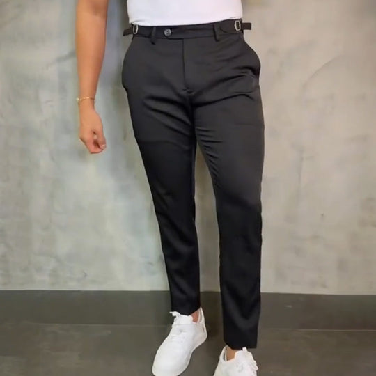 Pantaloni da uomo slim casual