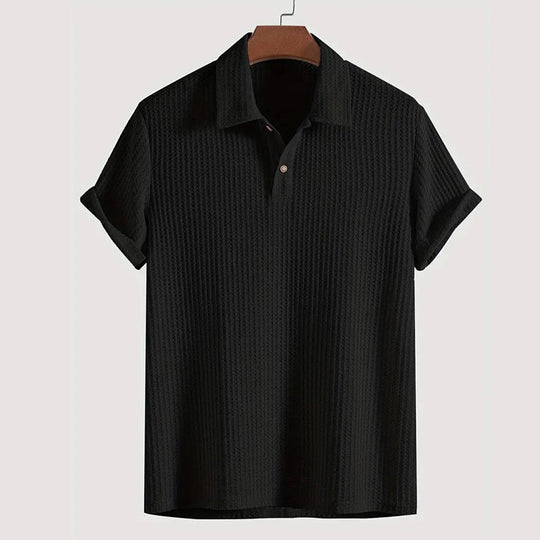 🔥HETE UITVERKOOP🔥Gebreid overhemd met korte mouwen voor heren (50% KORTING)