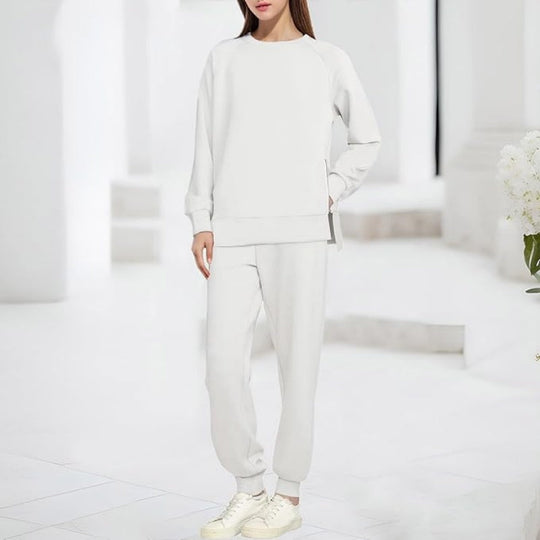 Dames gezellig sweatshirt en broek tweedelig set