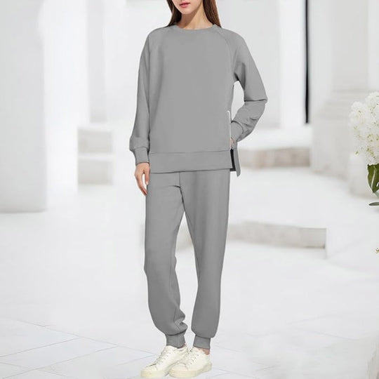 Dames gezellig sweatshirt en broek tweedelig set