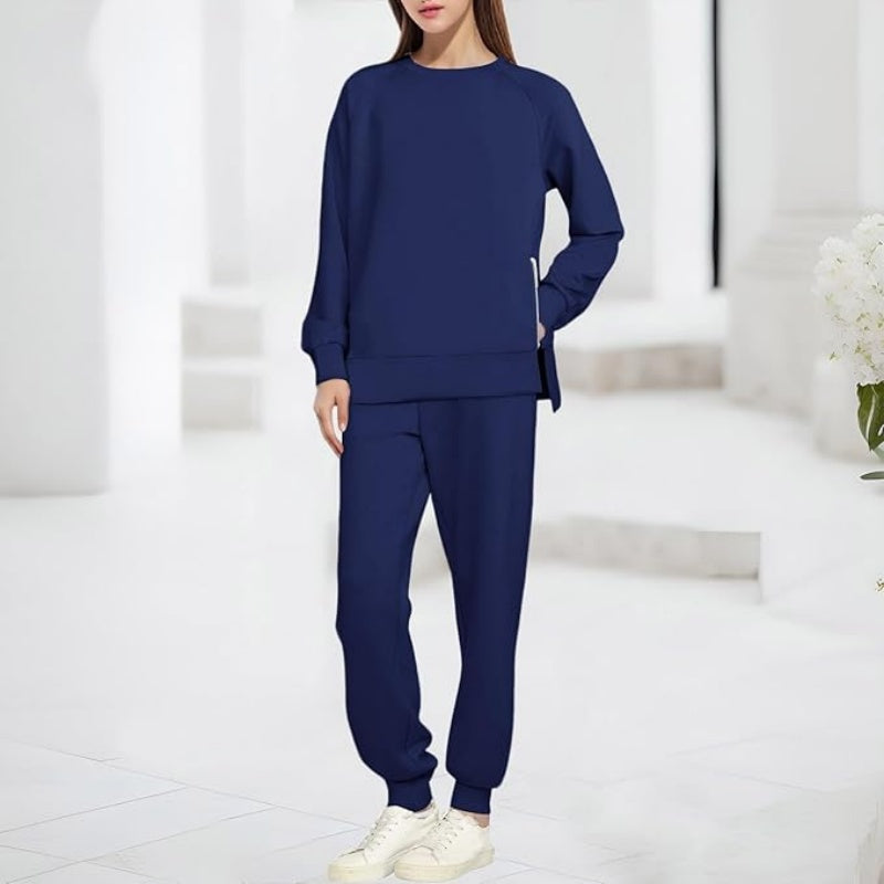 Dames gezellig sweatshirt en broek tweedelig set