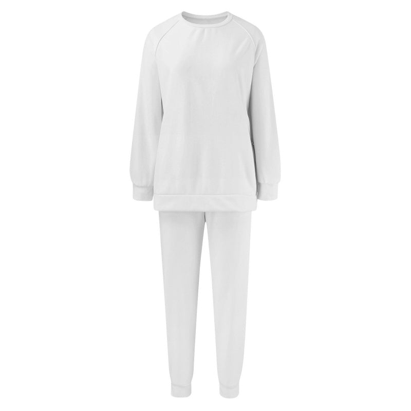 Dames gezellig sweatshirt en broek tweedelig set