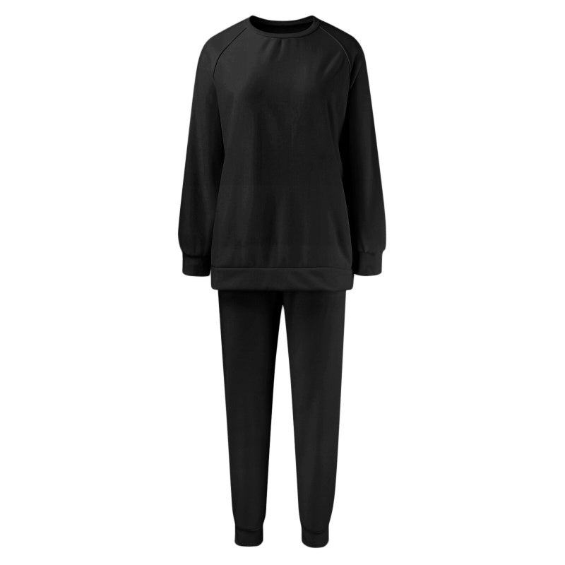 Dames gezellig sweatshirt en broek tweedelig set