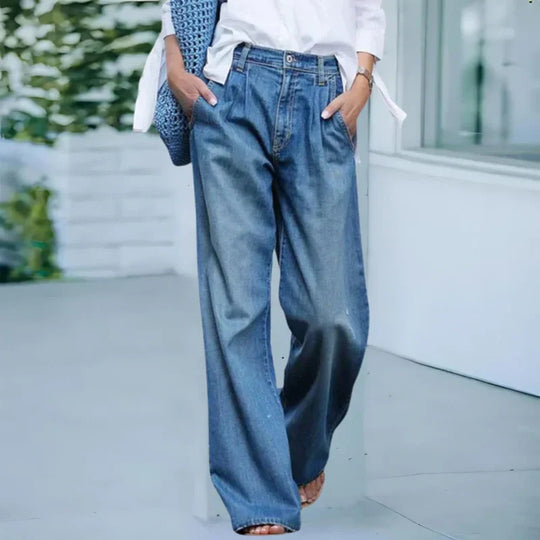Jeans casual lavati da donna