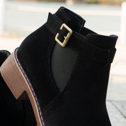 🎁 Saldi imperdibili 49% di sconto 🔥Stivaletti elasticizzati con tacco basso da donna