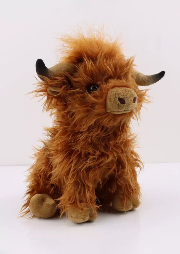 Giocattolo di peluche morbido ecologico ecottico Highland