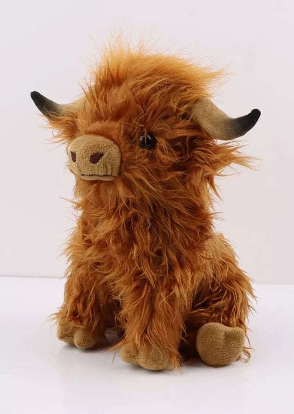 Giocattolo di peluche morbido ecologico ecottico Highland