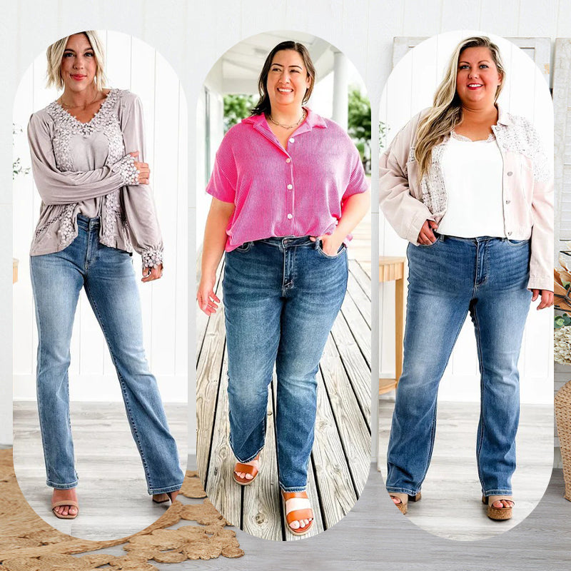🔥Tendenza Hot 2025 50% di sconto👖Jeans elasticizzati contenitivi per la pancia