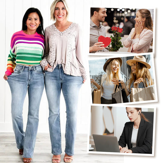 🔥Tendenza Hot 2025 50% di sconto👖Jeans elasticizzati contenitivi per la pancia