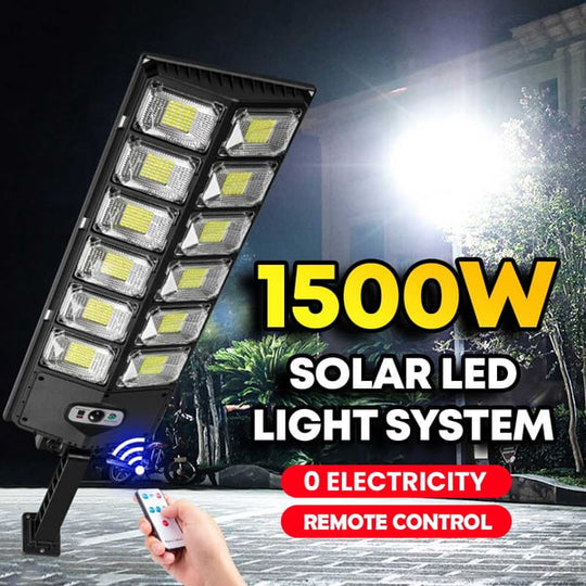 1500W Solar LED -ljussystem