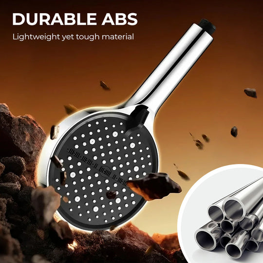 Wysokociśnieniowa głowica prysznicowa z możliwością regulacji opadów deszczu