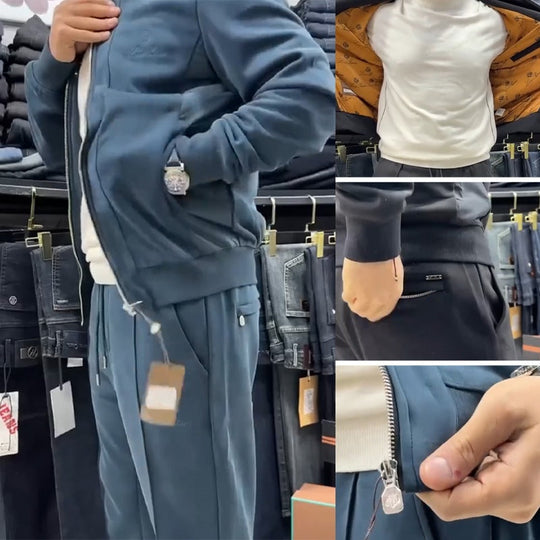 Giacca e pantaloni casual maschile e pantaloni a due pezzi