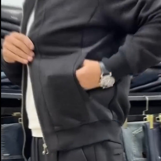 Giacca e pantaloni casual maschile e pantaloni a due pezzi