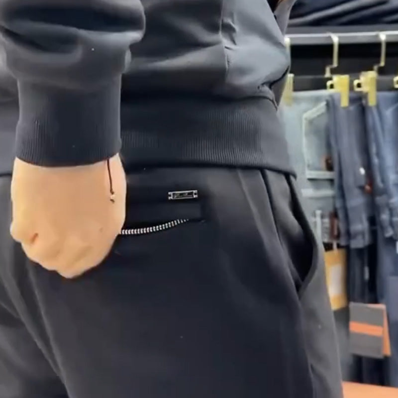 Giacca e pantaloni casual maschile e pantaloni a due pezzi