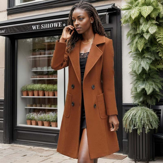 💜 LAST DAY PROMOTION - 50%OFF 💜 Women's Classic Mid-Length Elegant Coat