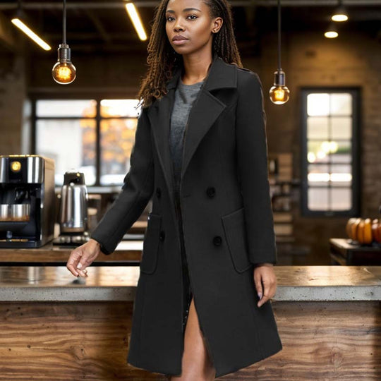 💜 LAST DAY PROMOTION - 50%OFF 💜 Women's Classic Mid-Length Elegant Coat