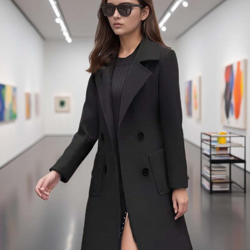 💜 LAST DAY PROMOTION - 50%OFF 💜 Women's Classic Mid-Length Elegant Coat