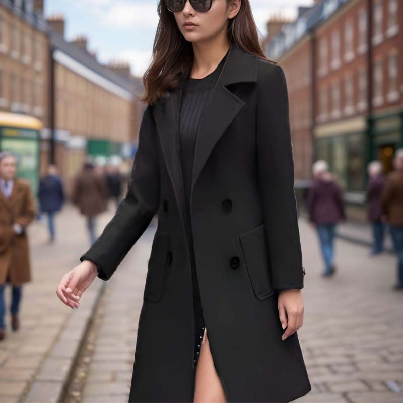 💜 LAST DAY PROMOTION - 50%OFF 💜 Women's Classic Mid-Length Elegant Coat