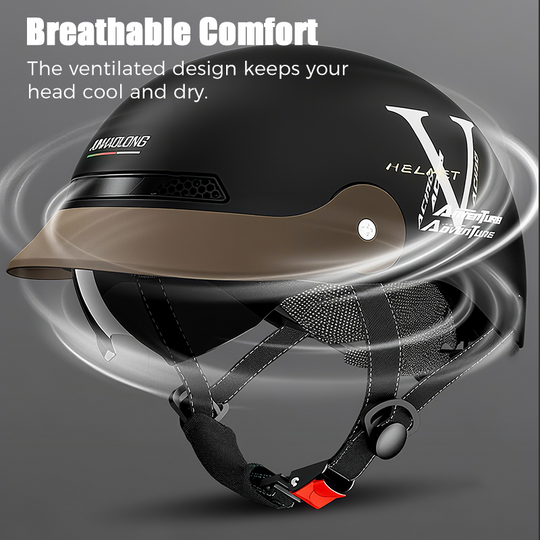🛡️Casco da moto traspirante, leggero e resistente agli urti