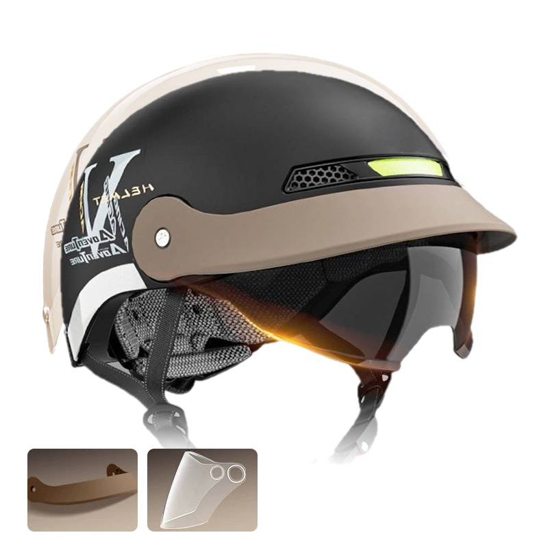 🛡️Casco da moto traspirante, leggero e resistente agli urti