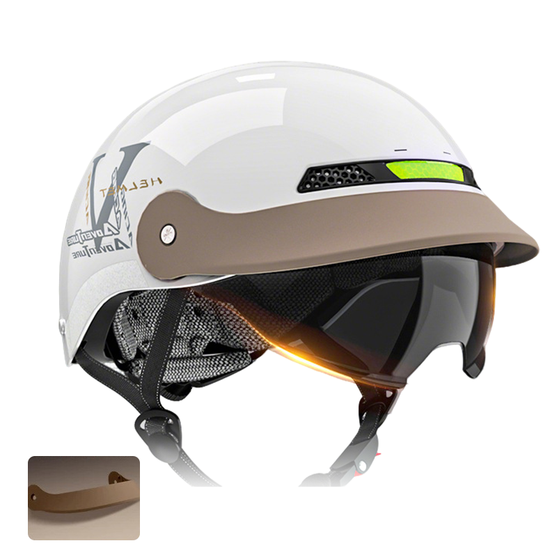 🛡️Casco da moto traspirante, leggero e resistente agli urti