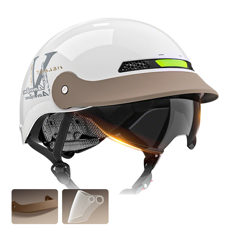 🛡️Casco da moto traspirante, leggero e resistente agli urti