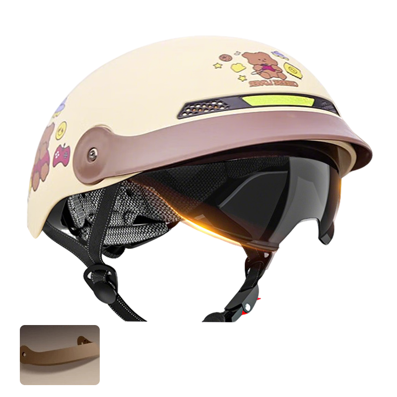🛡️Casco da moto traspirante, leggero e resistente agli urti