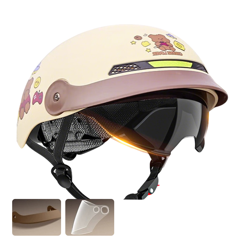🛡️Casco da moto traspirante, leggero e resistente agli urti