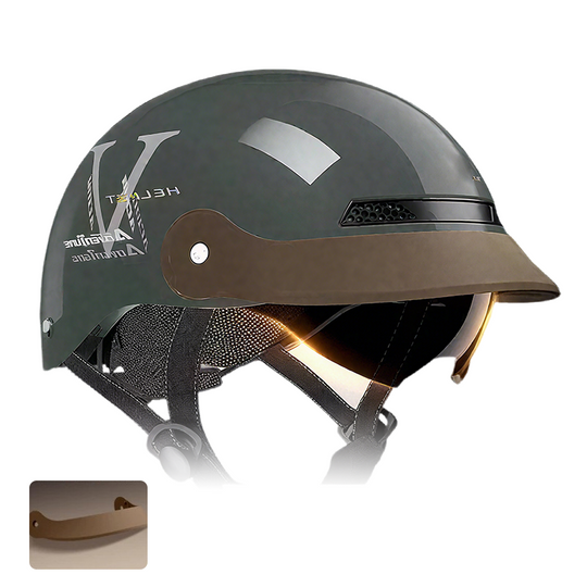 🛡️Casco da moto traspirante, leggero e resistente agli urti
