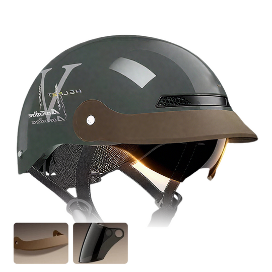 🛡️Casco da moto traspirante, leggero e resistente agli urti
