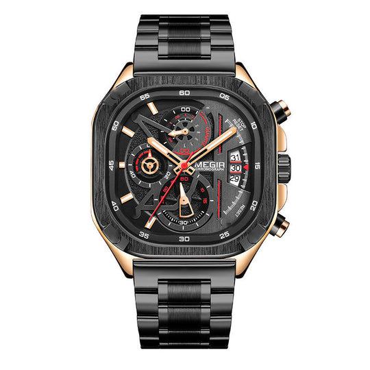 Świetlisty wodoodporny zegarek wielofunkcyjny