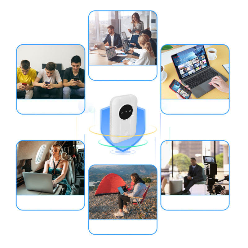 💥FORRÓ AKCIÓ📶Hordozható 4G/5G WiFi router készlet