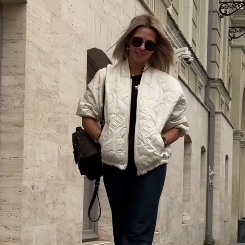 Women's Casual Quilted Oversized Jacket