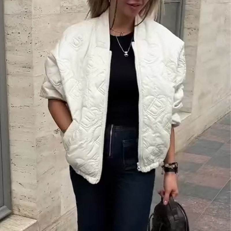 Women's Casual Quilted Oversized Jacket