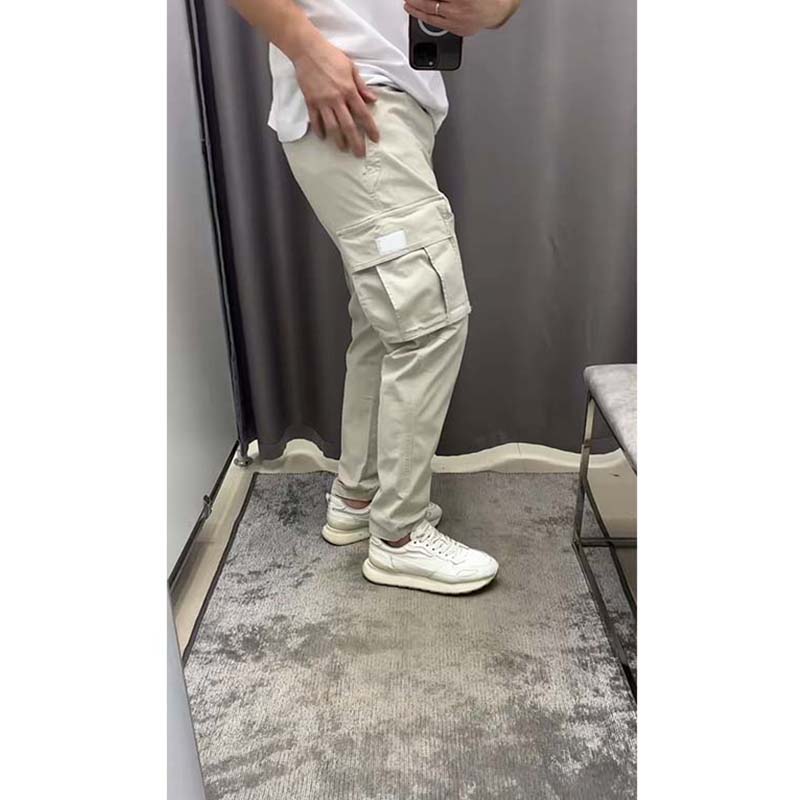 🔥🔥🔥Pánské jednobarevné ležérní cargo kalhoty