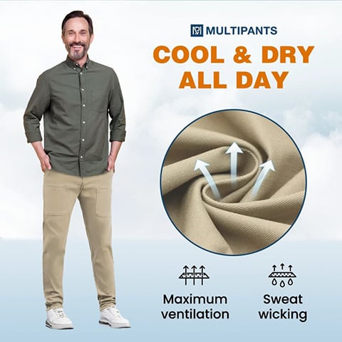 🎁Hot Sale 68% OFF🏆MultiPants – High Stretch Multi-pocket Durable Cargo Pants4