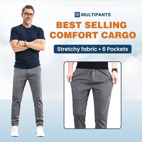 🎁Hot Sale 68% OFF🏆MultiPants – High Stretch Multi-pocket Durable Cargo Pants4