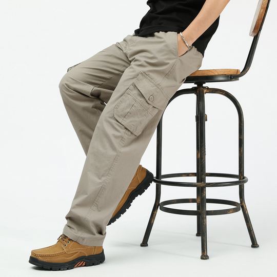 Pantaloni da carico multi-tasca per uomini