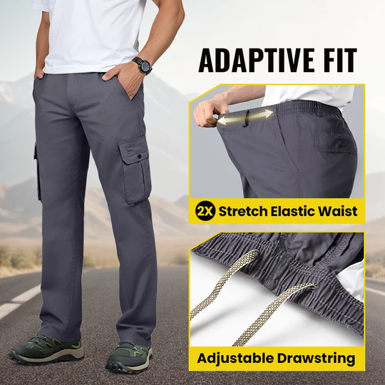 Pantaloni da carico multi-tasca per uomini