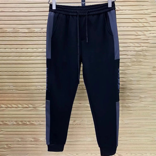 Miesten hupullinen/pystykauluksinen takki & Jogger-housusetti