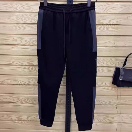 Miesten hupullinen/pystykauluksinen takki & Jogger-housusetti