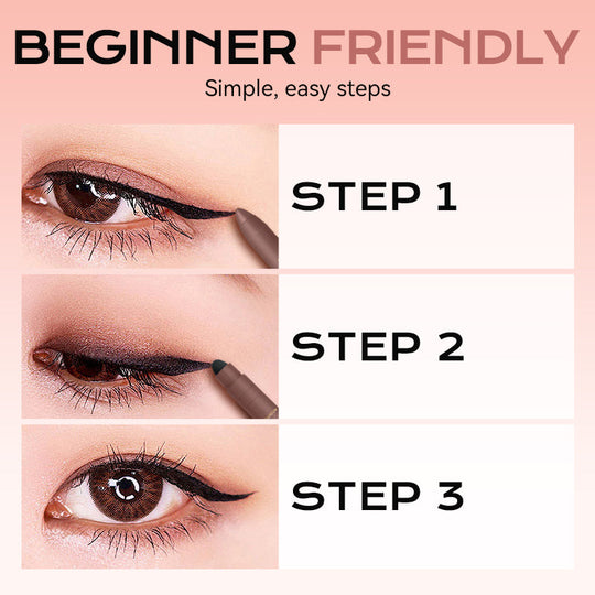 2-in-1 Eye Shadow and Eyeliner with Blending Brush