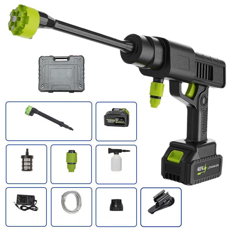 🔥Oferta ograniczona czasowo – przenośny, bezprzewodowy pistolet do myjki ciśnieniowej