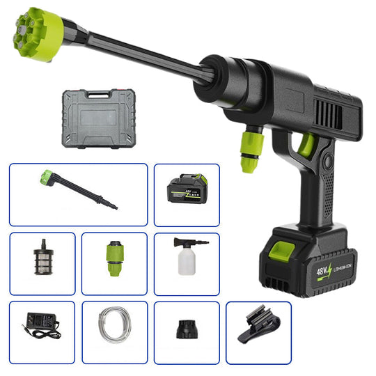 🔥Oferta ograniczona czasowo – przenośny, bezprzewodowy pistolet do myjki ciśnieniowej