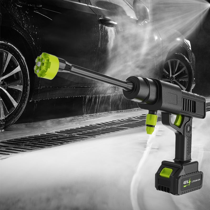 🔥Oferta ograniczona czasowo – przenośny, bezprzewodowy pistolet do myjki ciśnieniowej